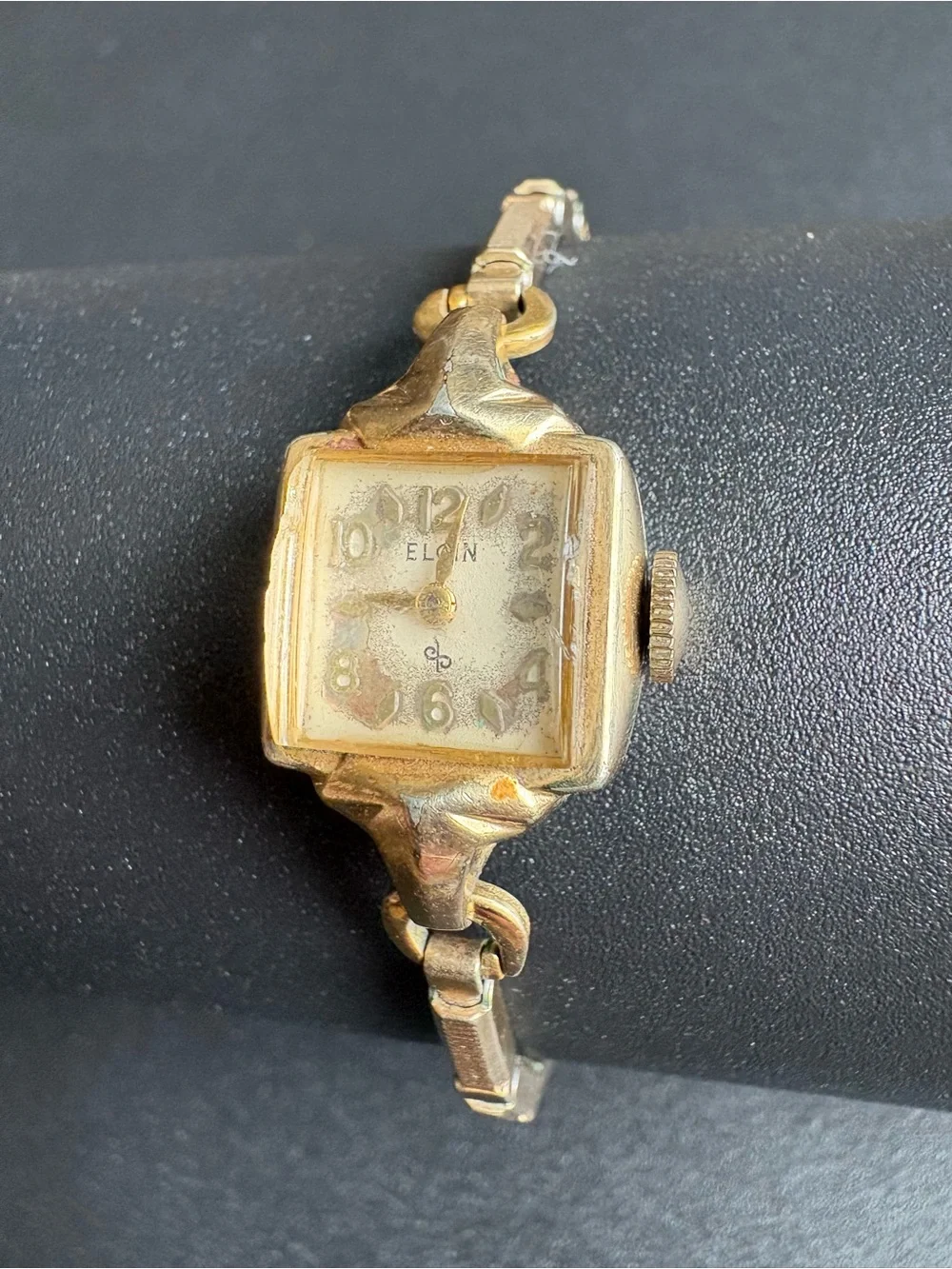 Elgin Women’s Vintage Dainty Gold Plated Vintage Bracelet Watch -